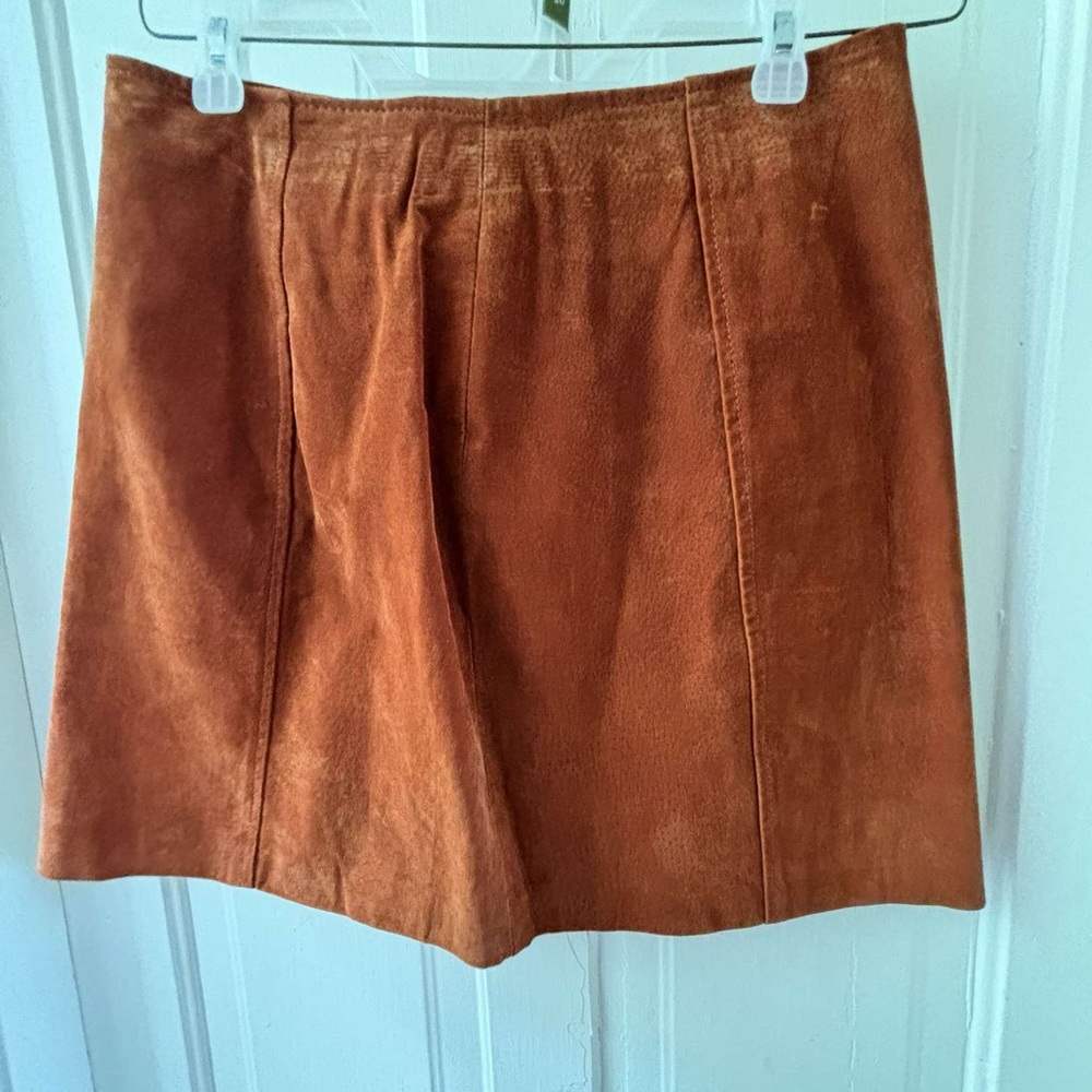 Vintage leather skirt